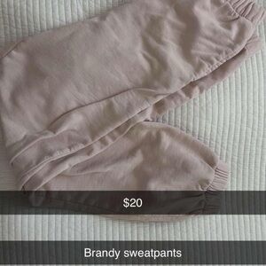Brandy Melville Kids Joggers - Soft Pink